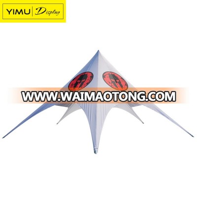 Dia 12m Custom logo star shaped tent red bull star tent for sale