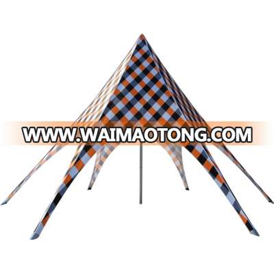 Promotion star shaped tent Custom Logo Red Bull Star Tent For Display